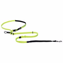 Rogz Utility Handsfree hundkoppel i gult Justerbart mellan 150-210 cm